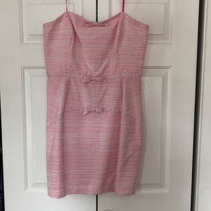 Vineyard Vines strapless bow dress